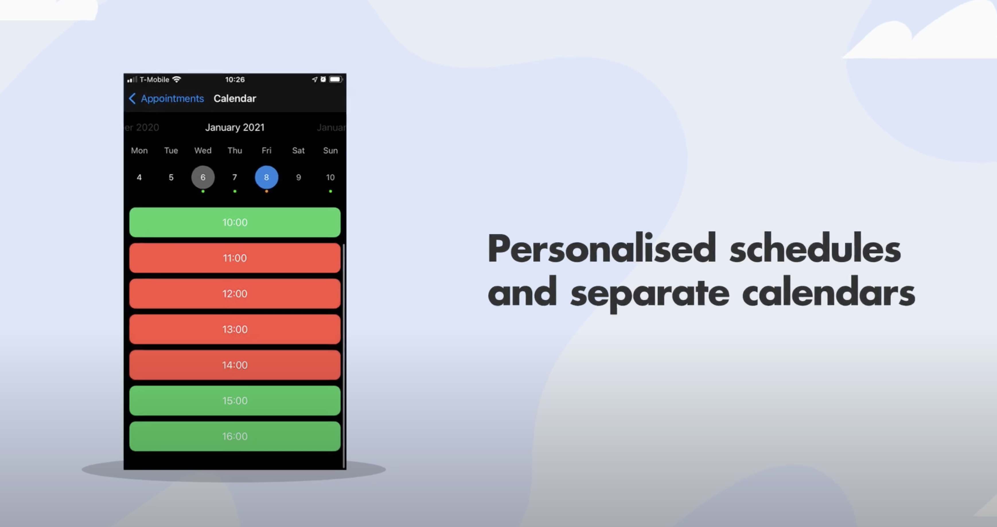 Booking system example